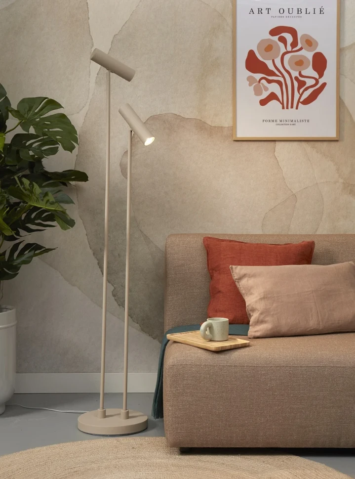 Floor lamp Havana 2-light zand by it's about RoMi