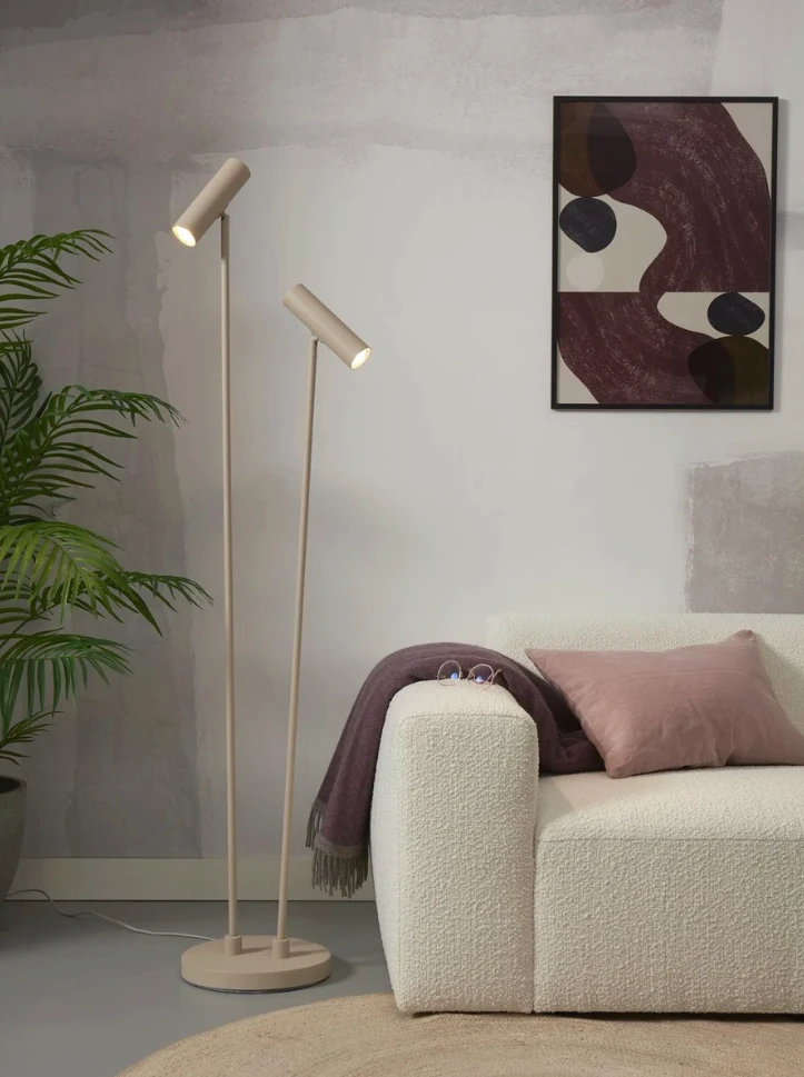 Floor lamp Havana 2-light zand by it's about RoMi