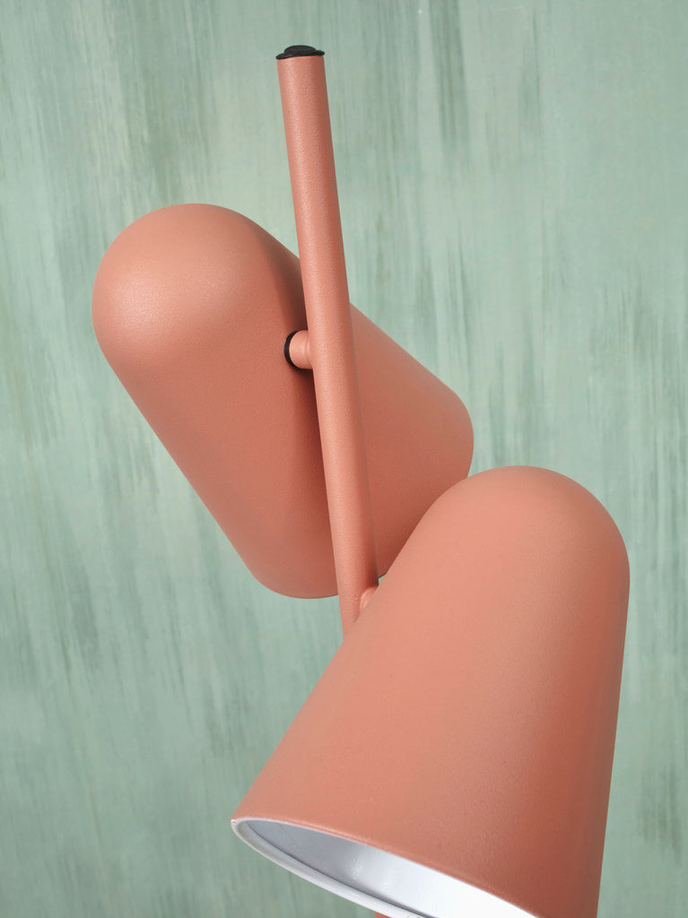 Vloerlamp ijzer Salamanca 2-kap - terra - depauwwonen