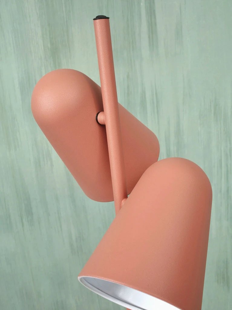 Vloerlamp ijzer Salamanca 2-kap - terra by it's about RoMi