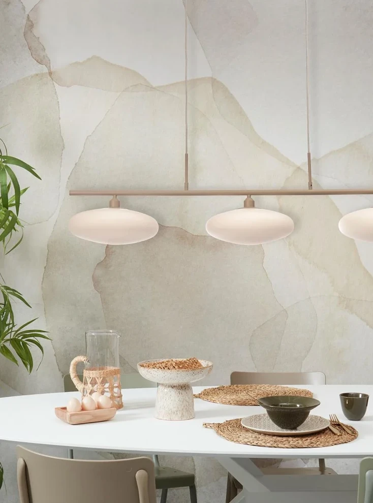 Hanglamp Sapporo 3 disc wit/zand by it's about RoMi