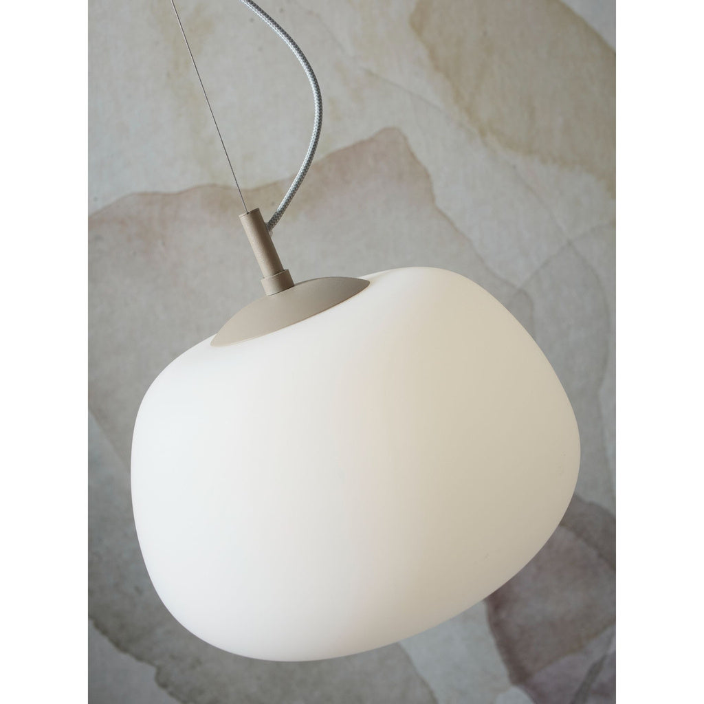 Hanglamp Sapporo wit/zand - L - depauwwonen