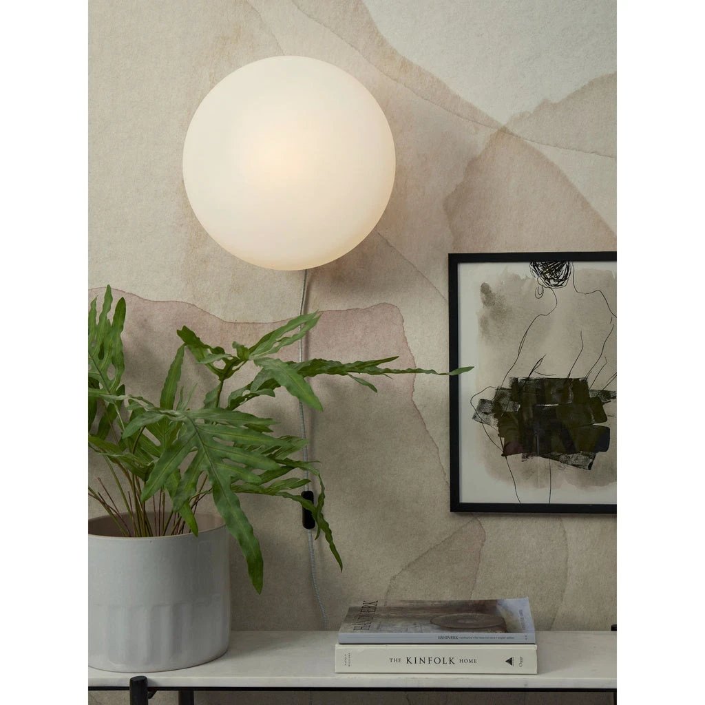 Wandlamp Sapporo glas wit/zand - L by it's about RoMi