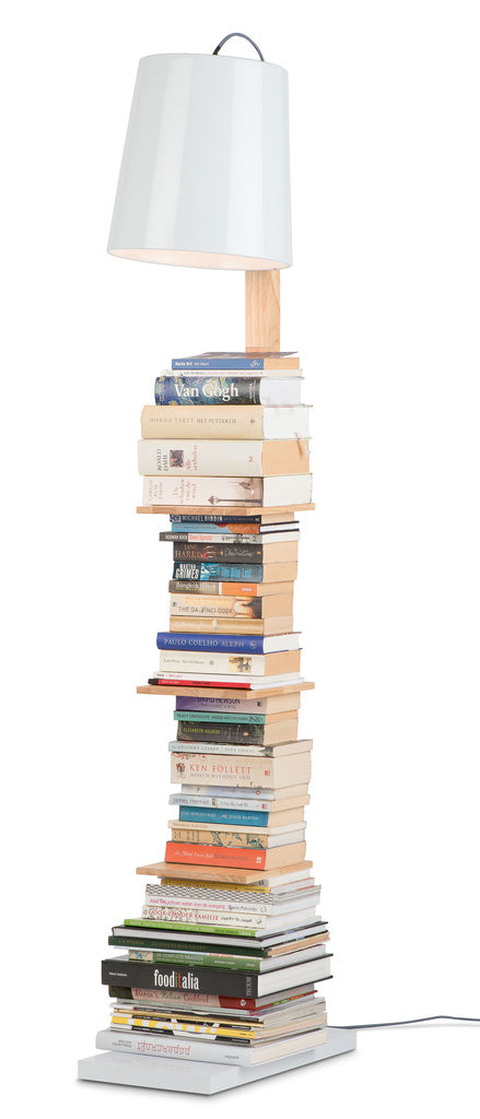 Vloerlamp Cambridge voor boeken - naturel/wit by it's about RoMi
