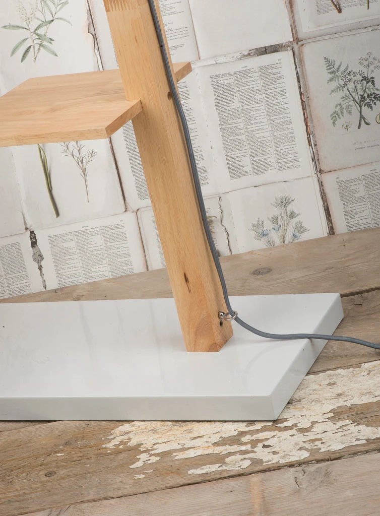 Vloerlamp Cambridge voor boeken - naturel/wit by it's about RoMi