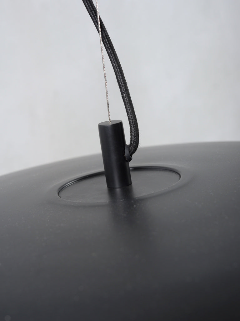 Hanglamp aluminium Marseille Ø48 - zwart - depauwwonen