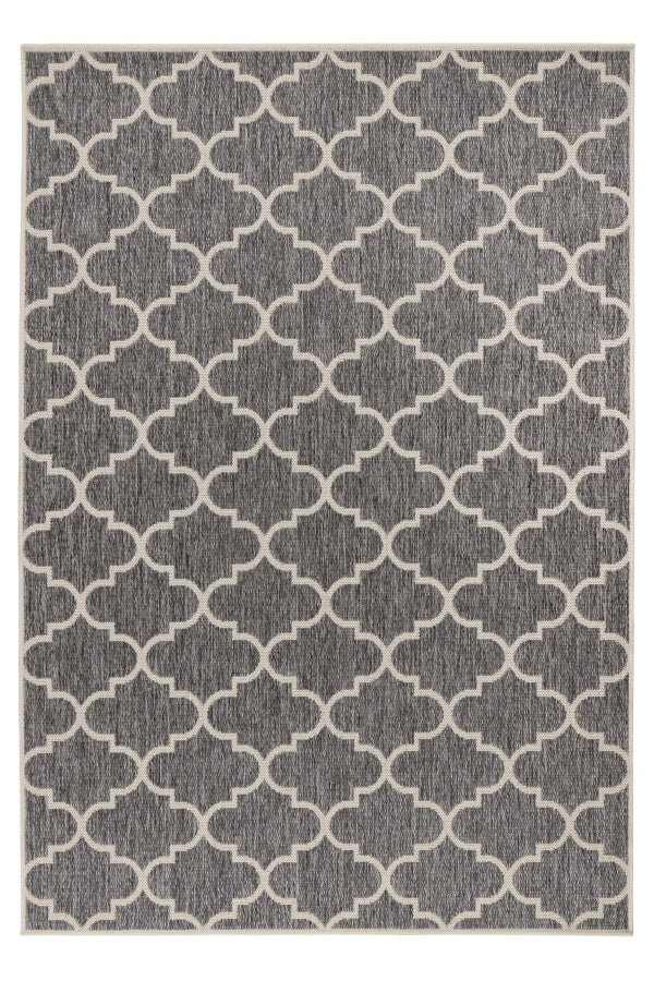 Binnen/buiten Vloerkleed Casa 604 Zilver - 3 maten - depauwwonen