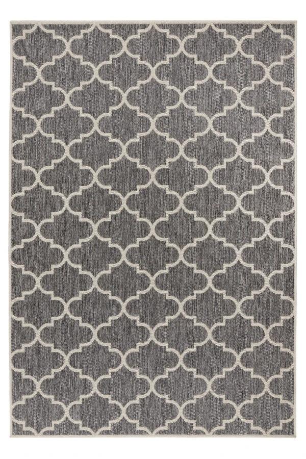 Binnen/buiten Vloerkleed Casa 604 Zilver - 3 maten by Lalee