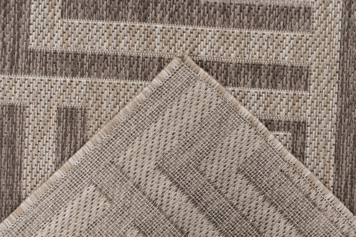 Binnen/buiten Vloerkleed Casa 608 Taupe - 3 maten - depauwwonen