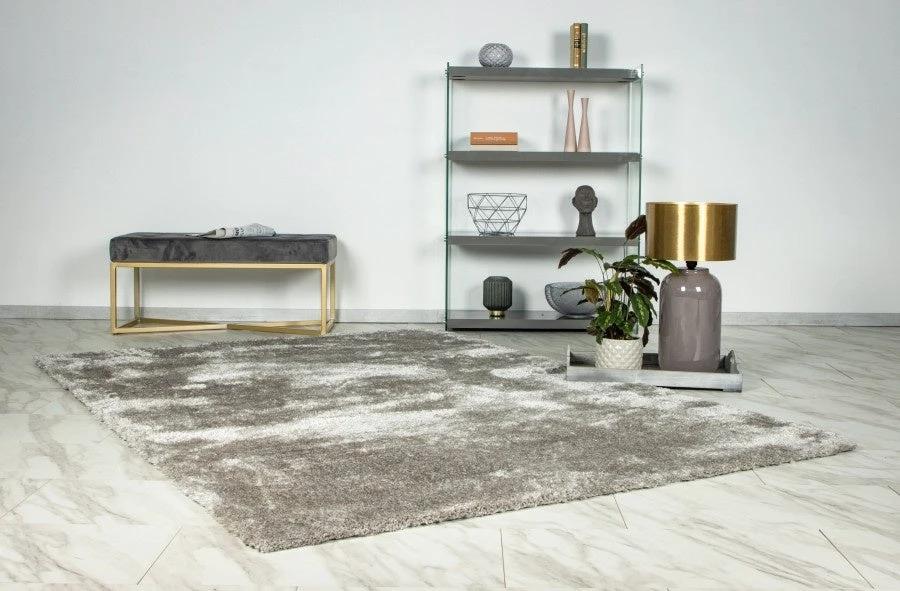 Vloerkleed Glamour Zilver in 4 Maten by Lalee