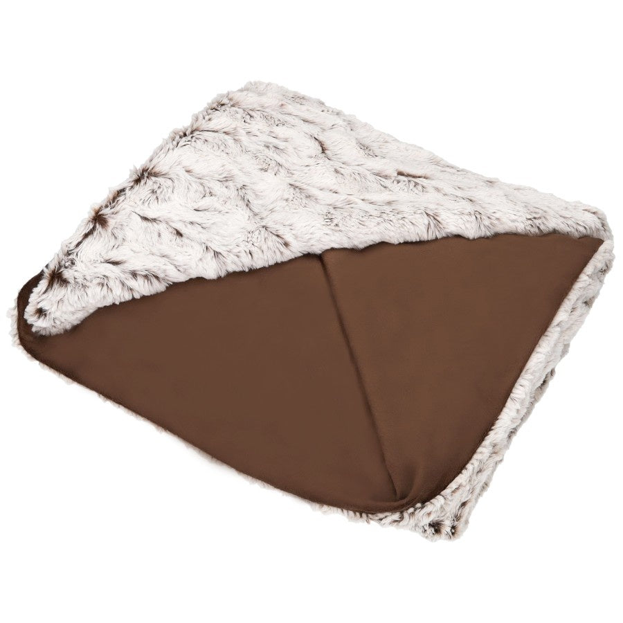 Plaid Cozy 230x250 bruin/beige - depauwwonen