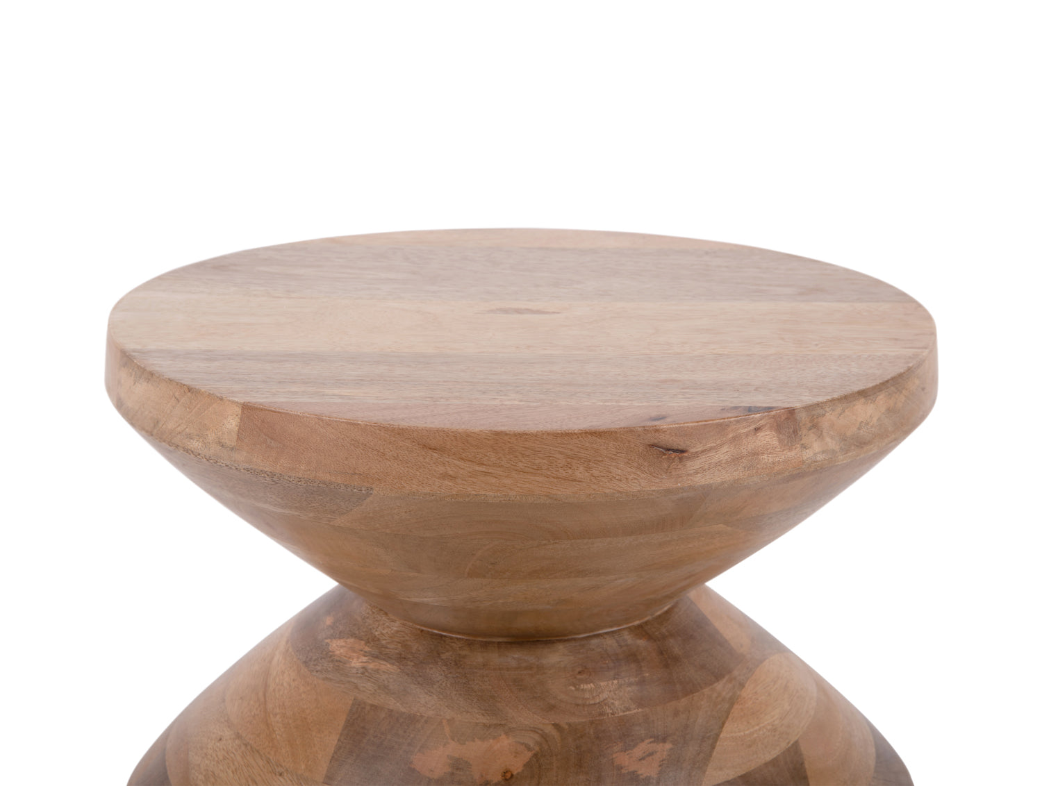 Bijzettafel Totem - Naturel - 35x35x46cm - depauwwonen