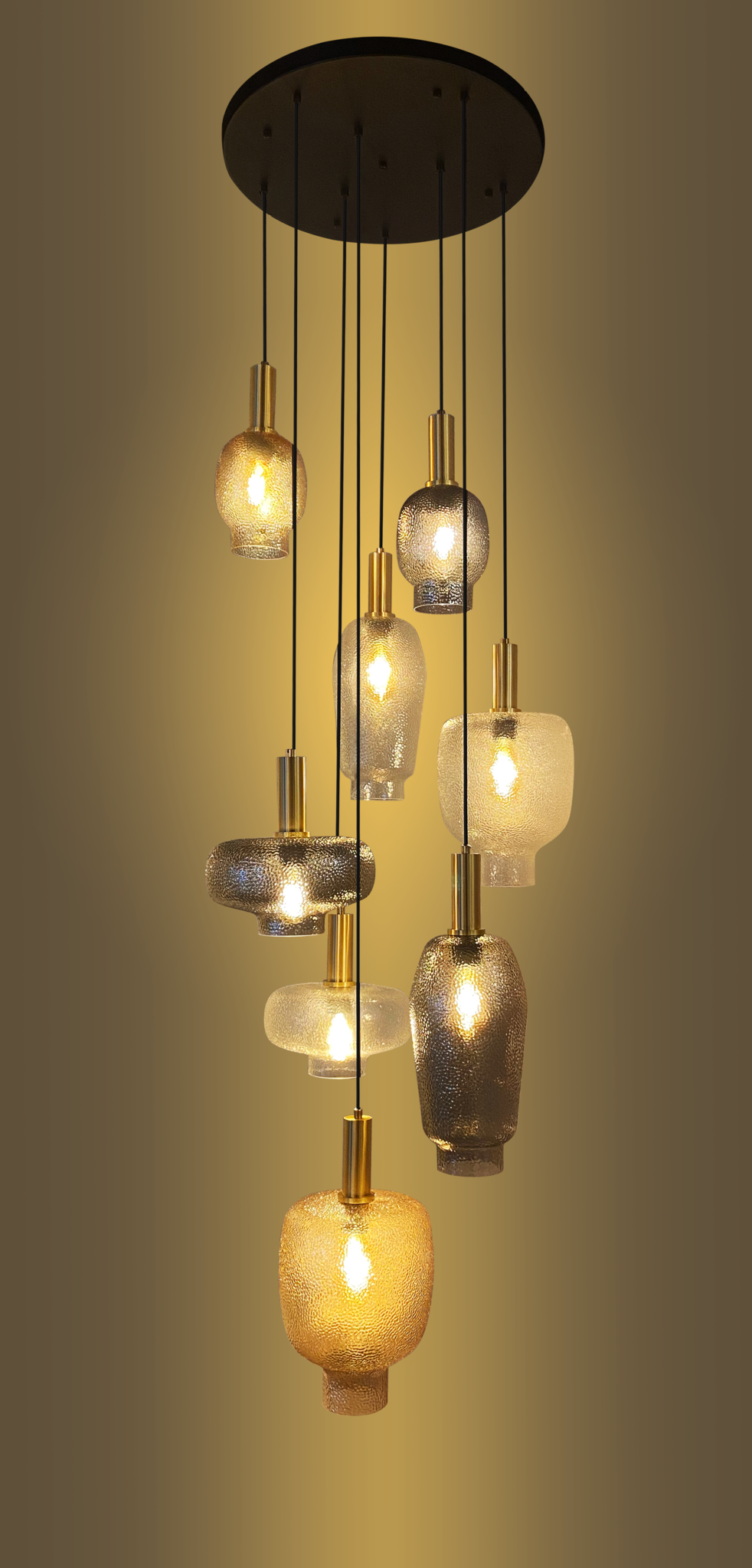 Hanglamp Storm Getrapt - 8L - depauwwonen