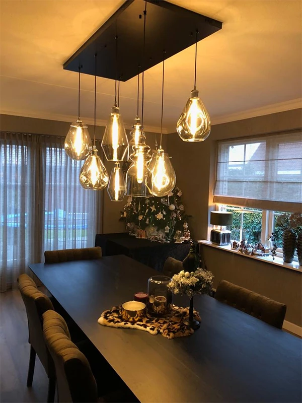 Hanglamp Thoros 8L Rechthoek by LightDesign