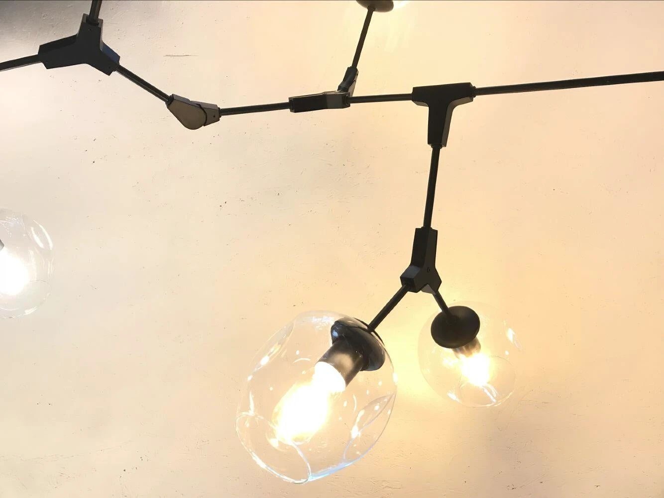 Hanglamp Jonah 9L Zand Nikkel Frame by LightDesign