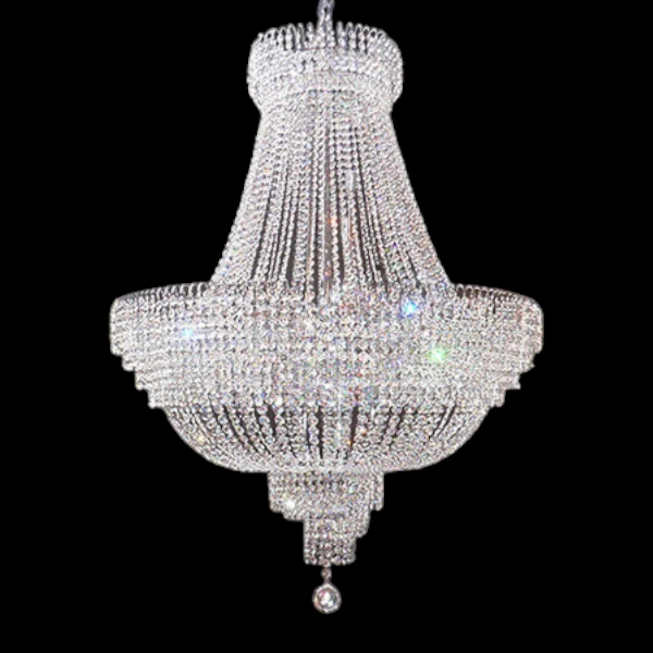 Kroonluchter Catharina chroom in meerdere maten by LightDesign