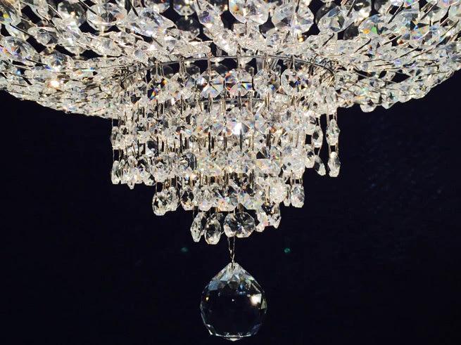 Kroonluchter Margaretha chroom in meerdere maten by LightDesign