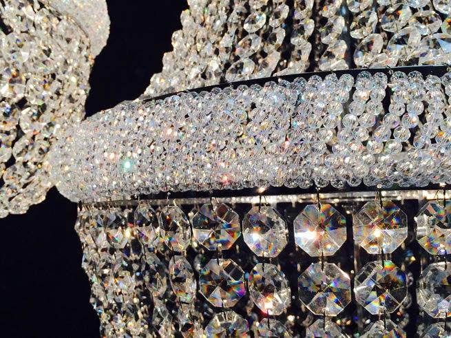 Kroonluchter Margaretha chroom in meerdere maten by LightDesign