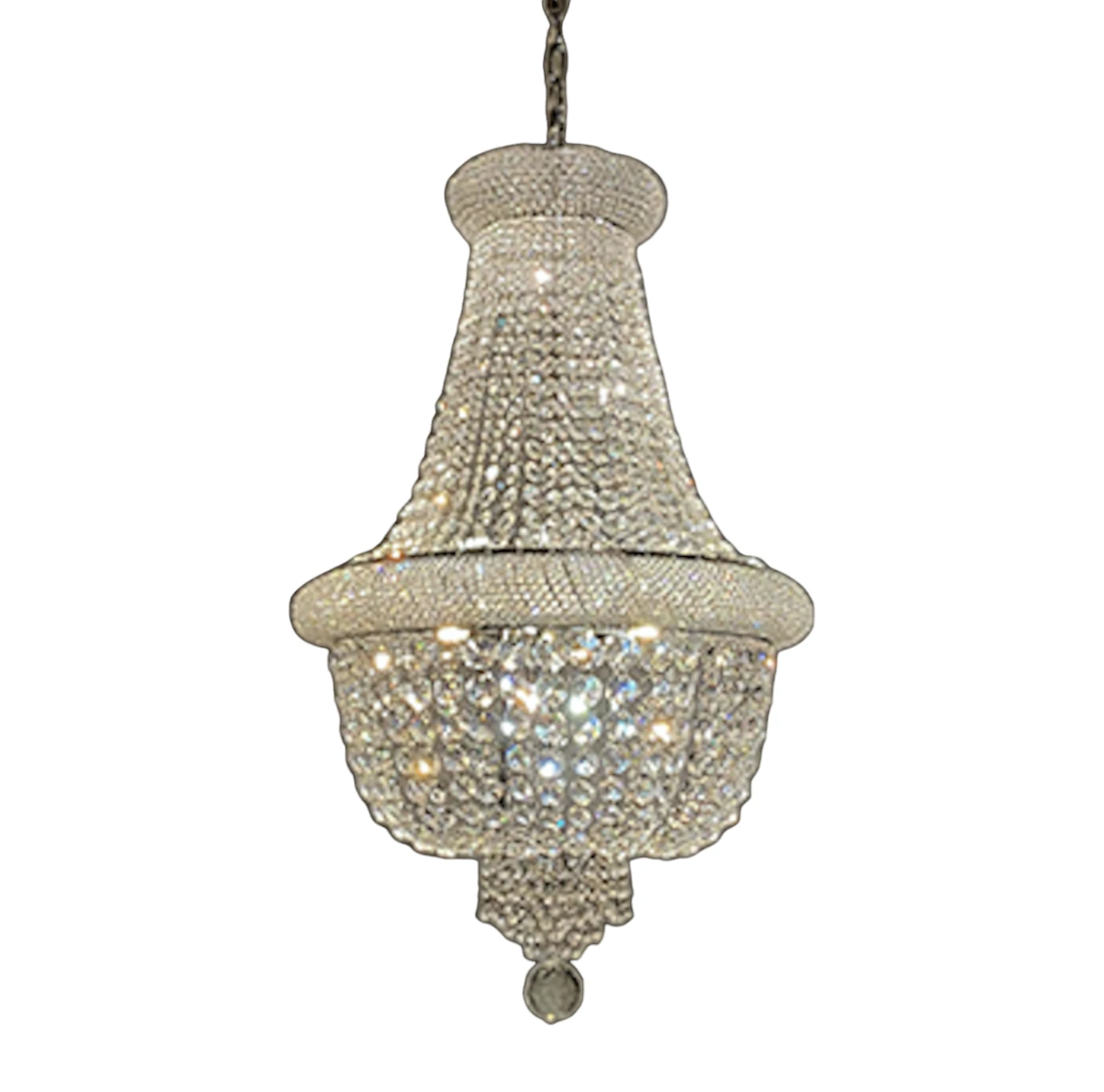 Kroonluchter Margaretha chroom in meerdere maten by LightDesign