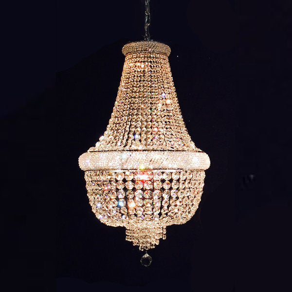 Kroonluchter Margaretha goud in 4 diameters - depauwwonen