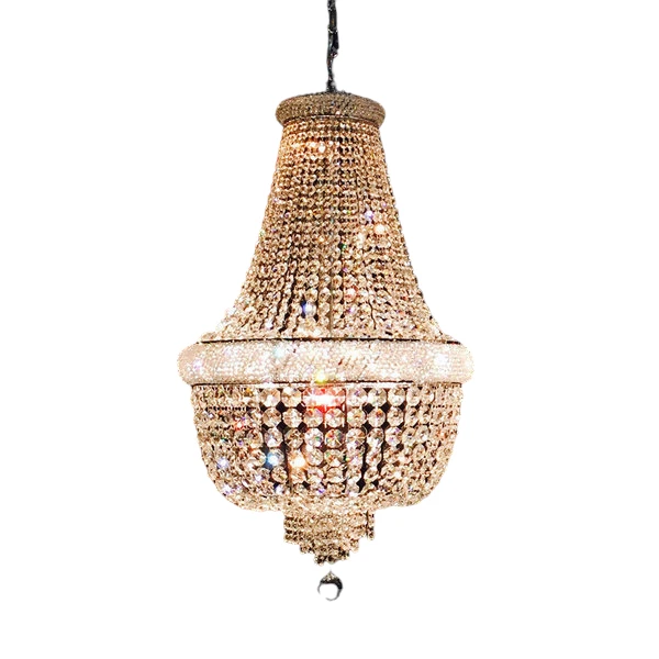 Kroonluchter Margaretha goud in 4 diameters by LightDesign