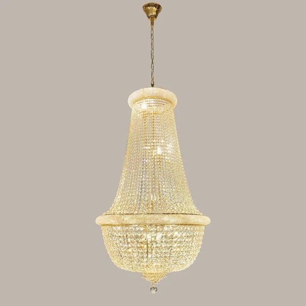 Kroonluchter Margaretha goud in 4 diameters by LightDesign