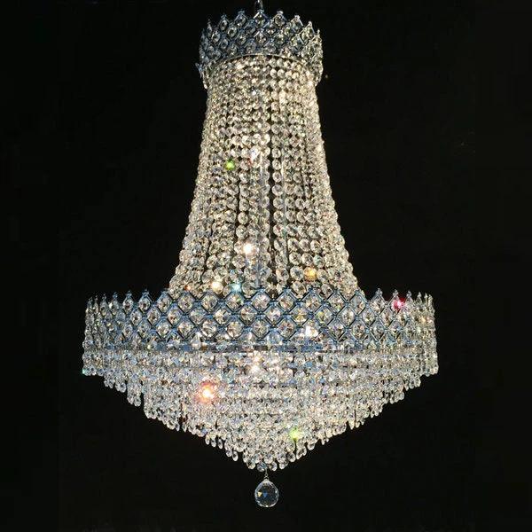 Kroonluchter Adriana chroom in 4 maten by LightDesign