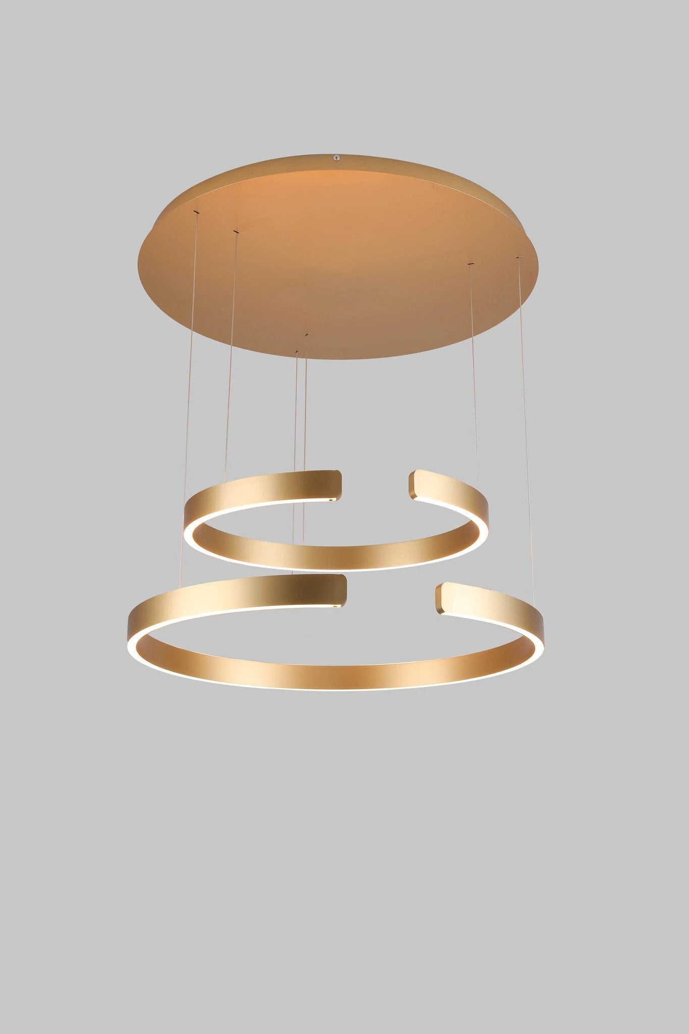 Hanglamp Verve Goud 2L - 2 maten by LightDesign