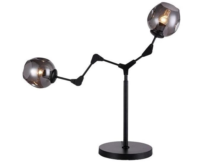 Tafellamp Graham 2L Zwart frame - 3 kleuren glas - ledlampen inclusief by LightDesign