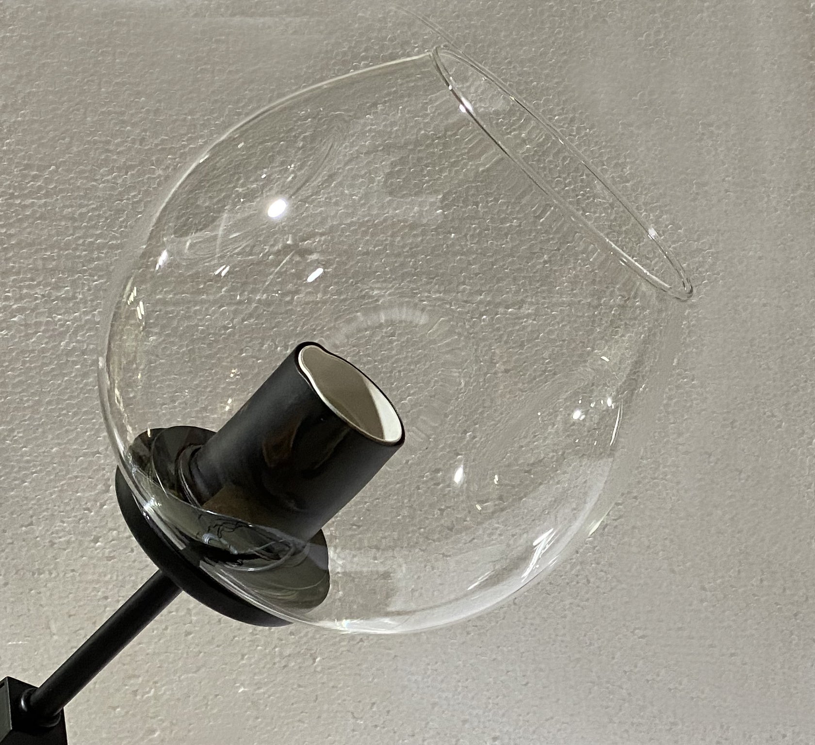 Tafellamp Graham 2L Zwart frame - 3 kleuren glas - ledlampen inclusief - depauwwonen