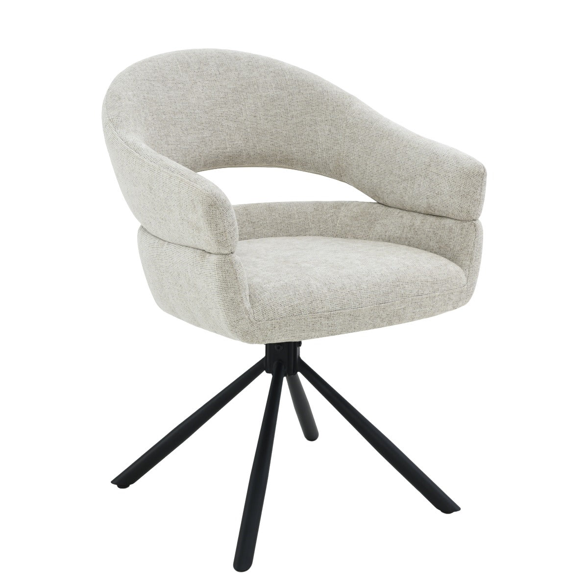 Draai-eetkamerstoel Linn Toffee - depauwwonen