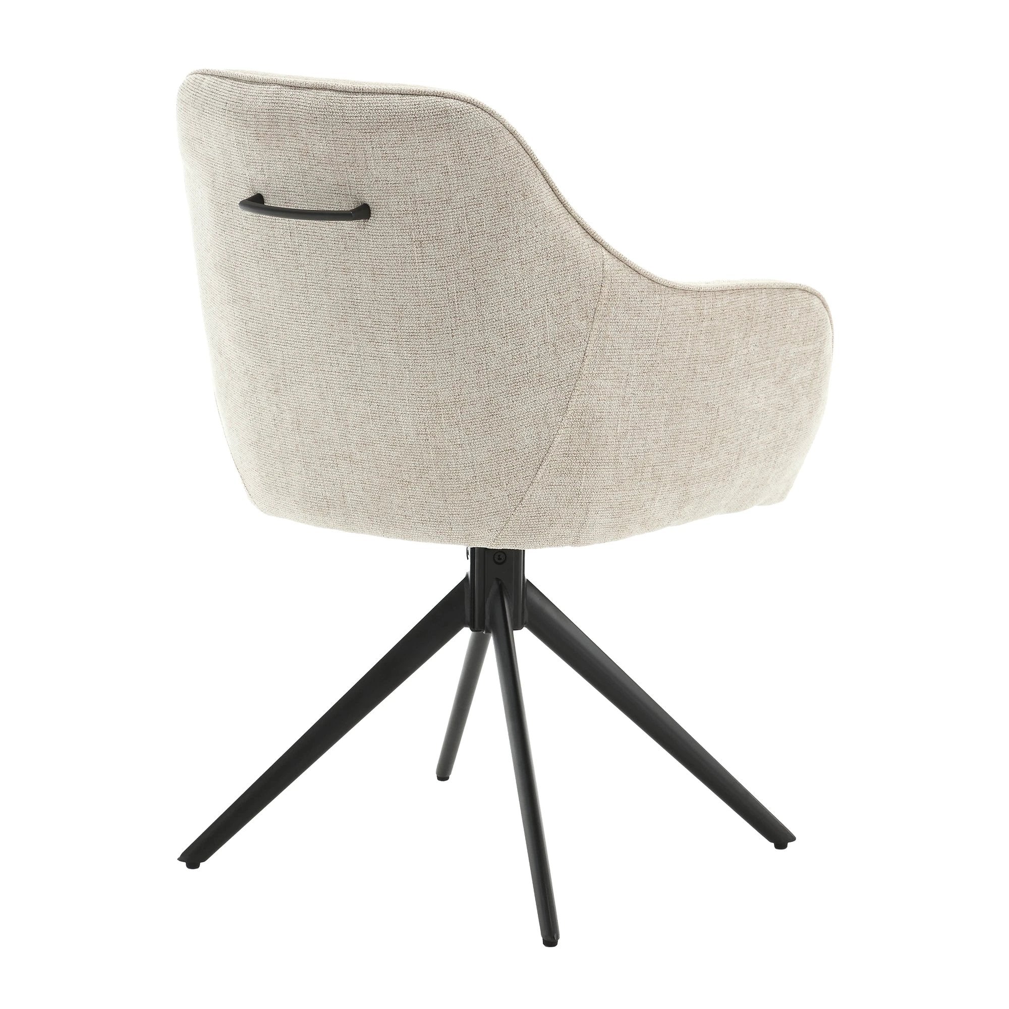 Draai-eetkamerstoel Thomas Toffee (set van 2) by Livingfurn