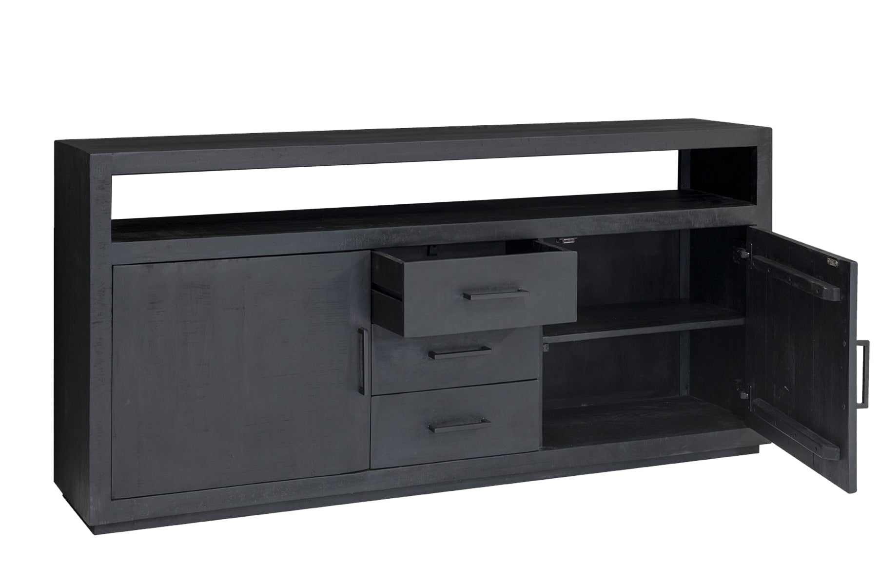 Dressoir Jaxx Zwart 180cm - depauwwonen