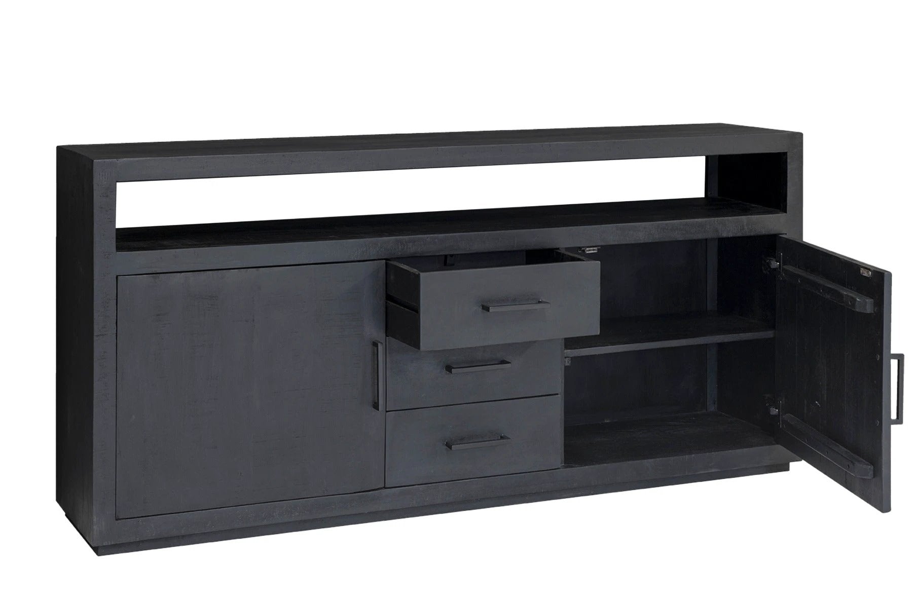 Dressoir Jaxx Zwart 180cm by Livingfurn