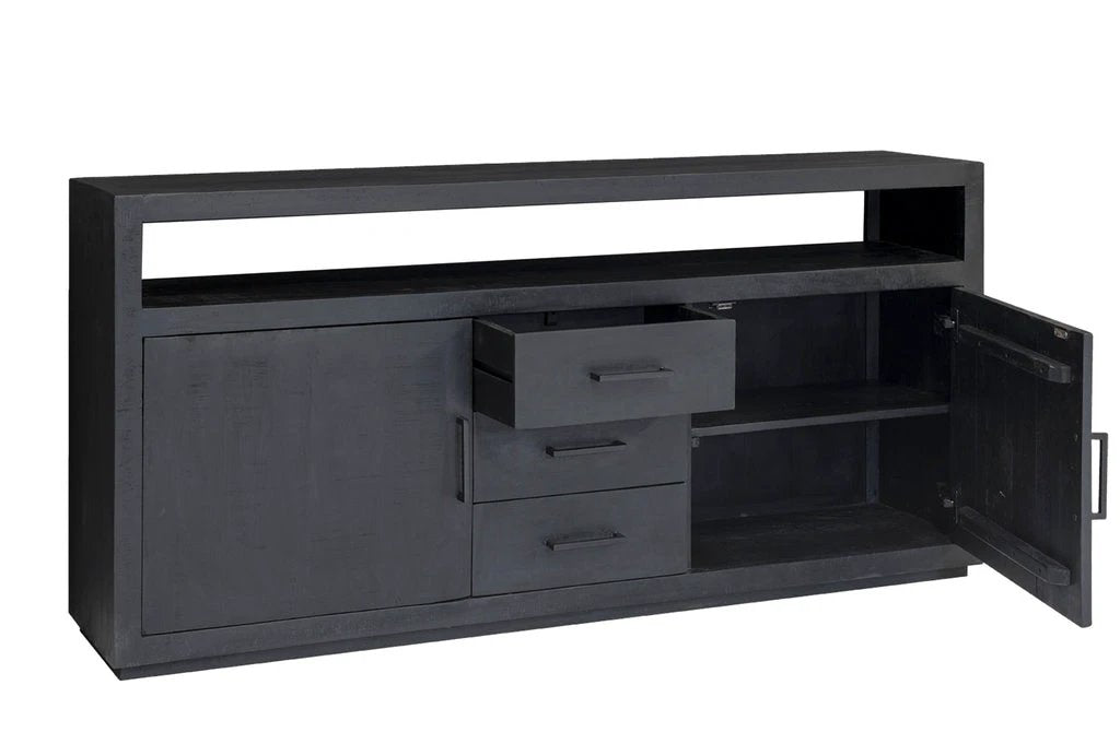 Dressoir Jaxx Zwart 180cm by Livingfurn