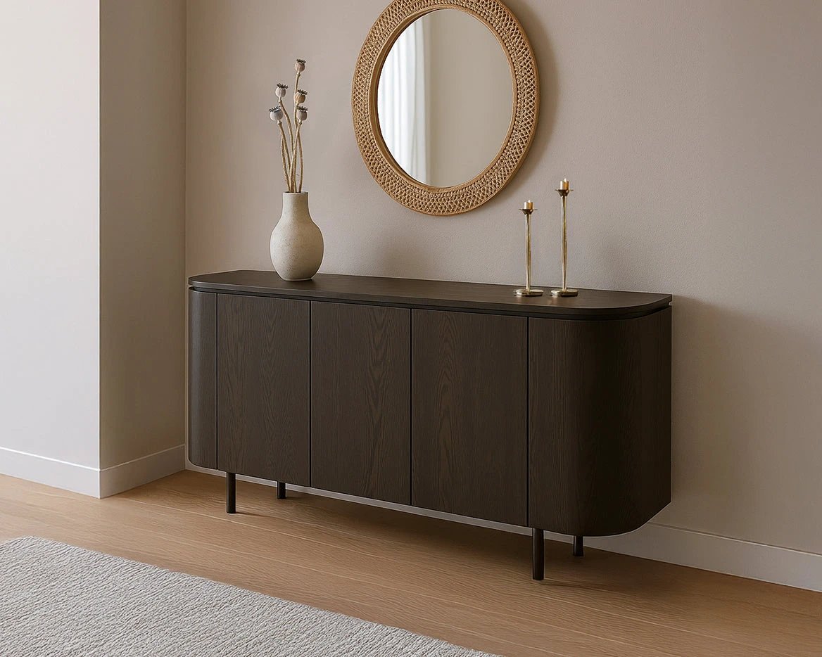 Dressoir Tobago Espresso 170cm by Livingfurn