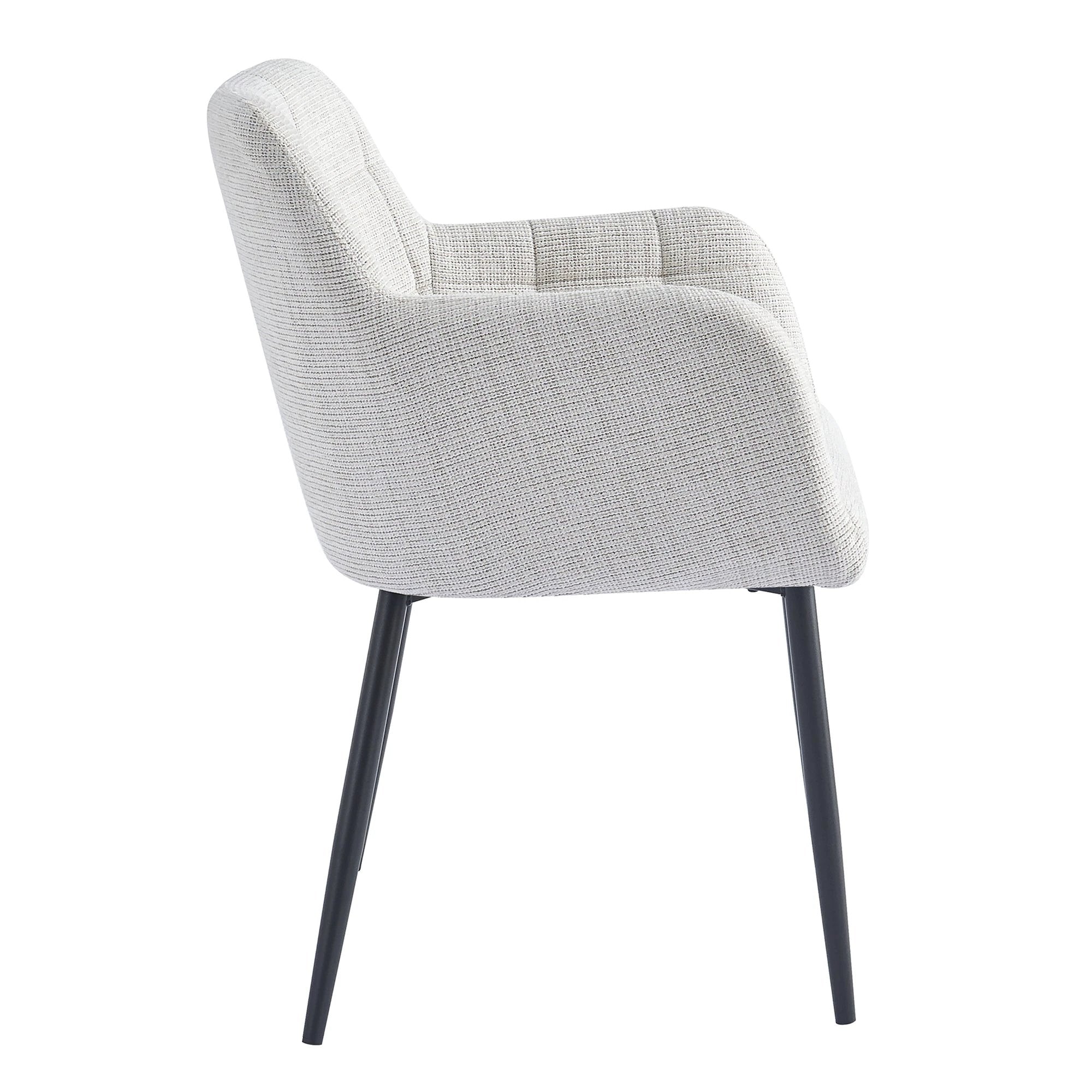 Eetkamerstoel Bronco Greige (set van 2) by Livingfurn