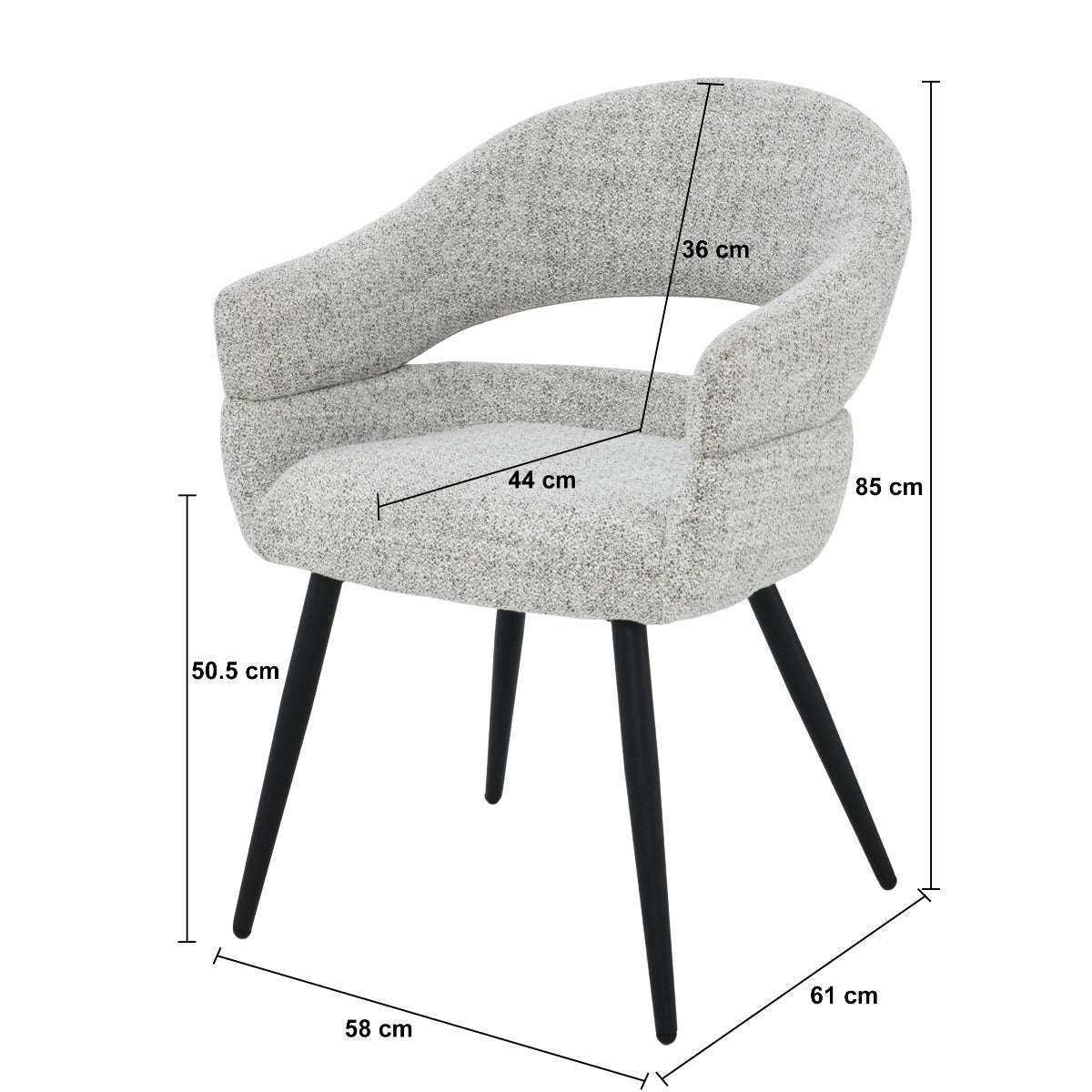 Eetkamerstoel Megan Bisque Oasis - depauwwonen