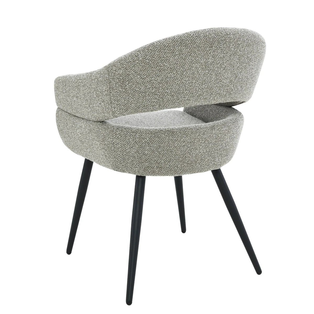 Eetkamerstoel Megan Taupe (set van 2) by Livingfurn