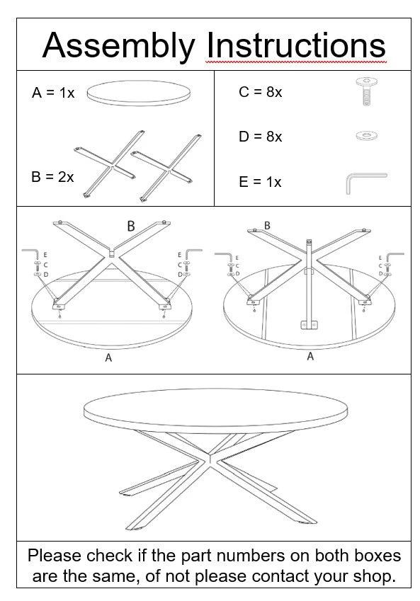 Eettafel Oslo Rond Acacia 120 cm by Livingfurn