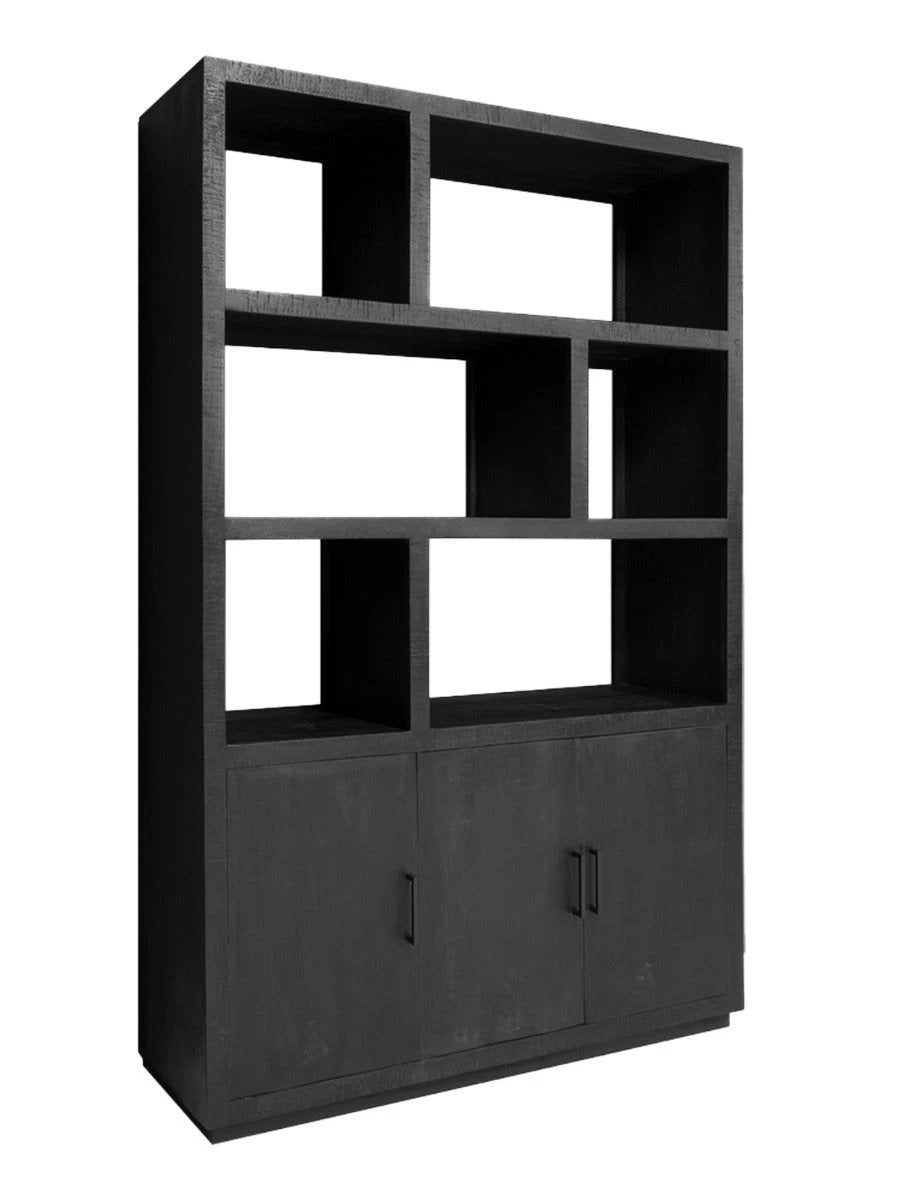 Kast Jaxx Zwart 145cm by Livingfurn