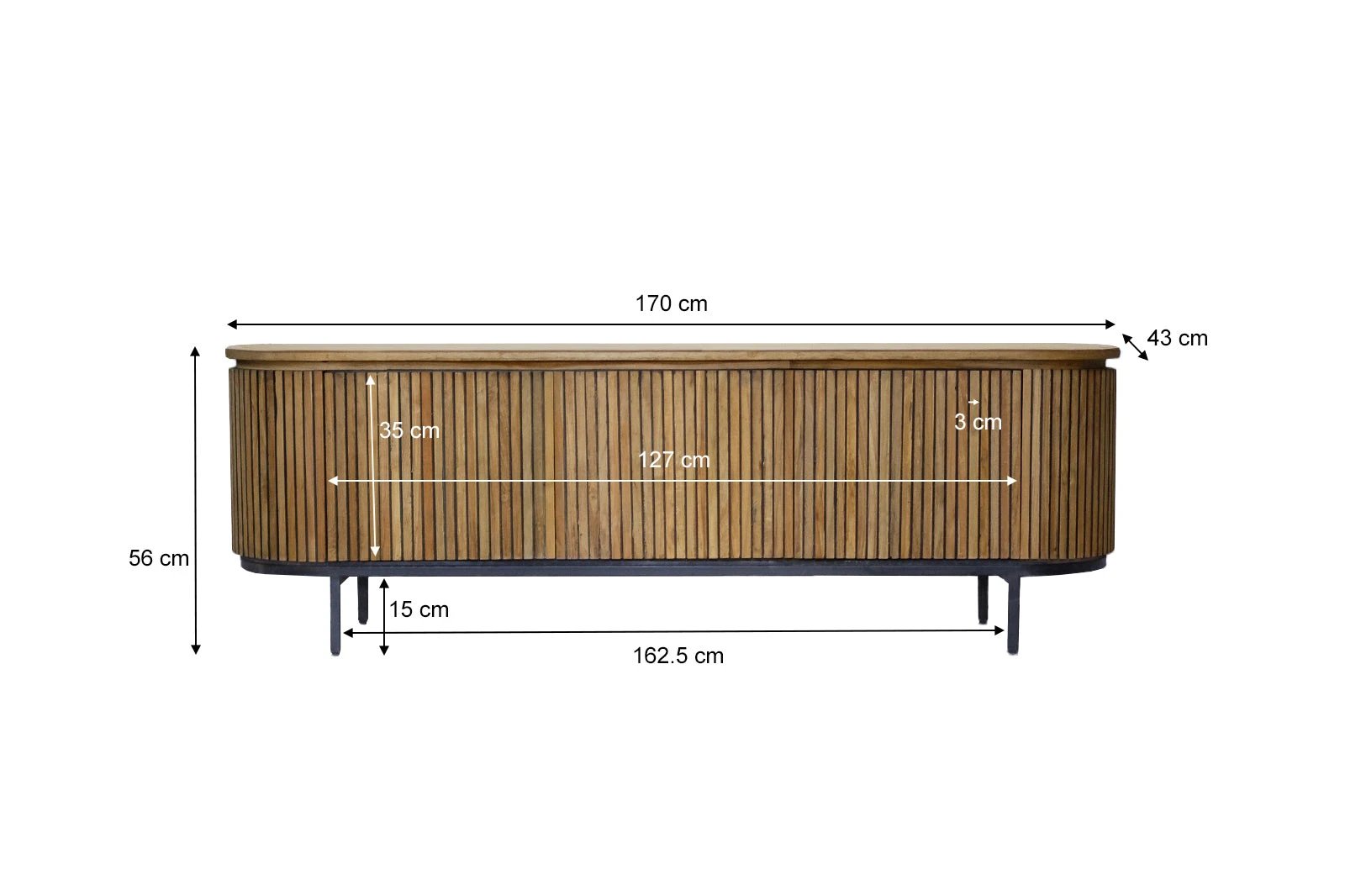 TV-meubel Lausanne 170cm by Livingfurn