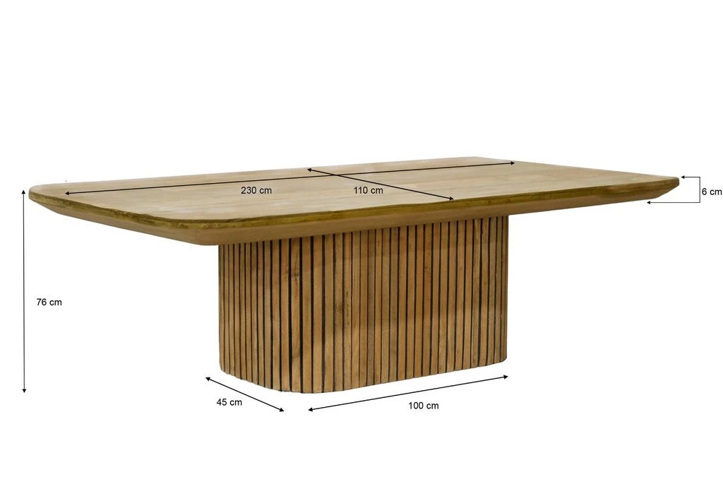Eettafel Lausanne 230cm by Livingfurn