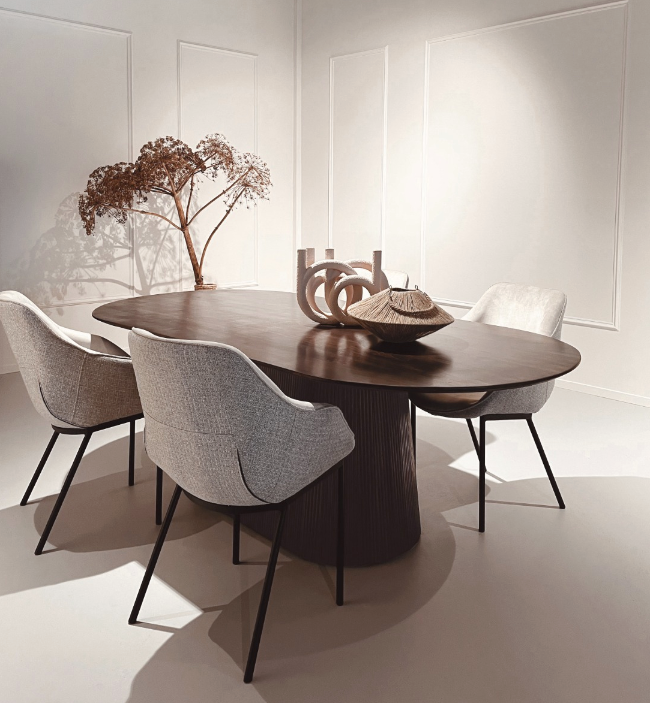 Eettafel Salvator Walnut 200cm by Livingfurn