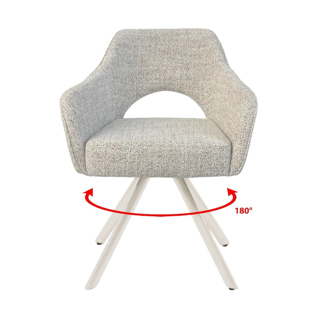 Eetkamerstoel Helen Zand Naturel (set van 2) by Livingfurn