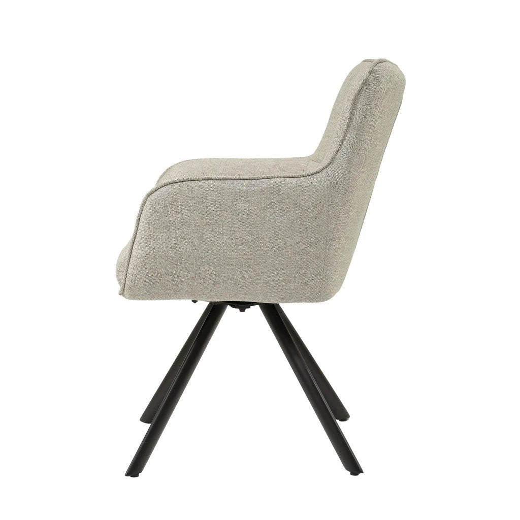 Eetkamerstoel Tori Zand (set van 2) by Livingfurn