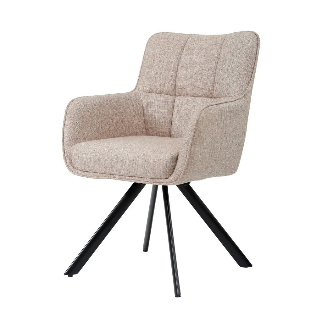 Eetkamerstoel Tori Zalm (set van 2) by Livingfurn