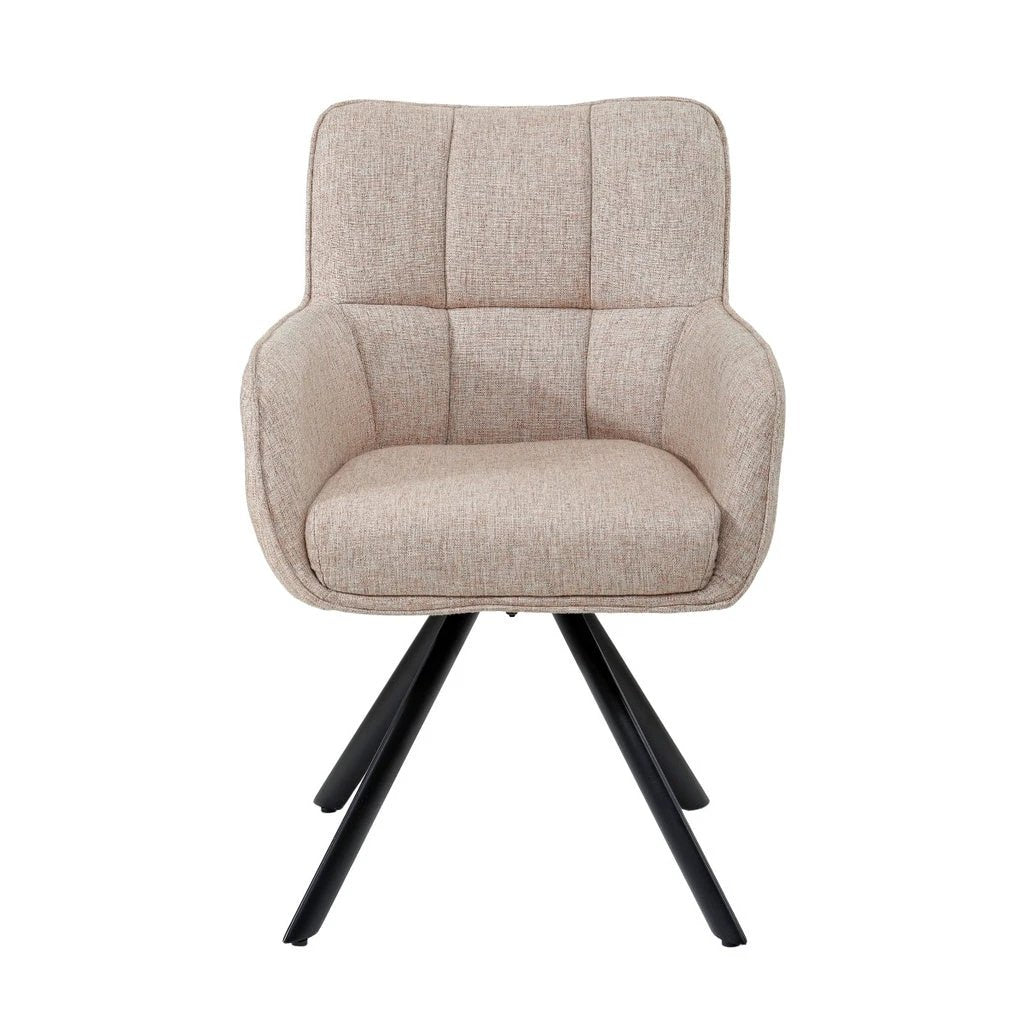 Eetkamerstoel Tori Zalm (set van 2) by Livingfurn