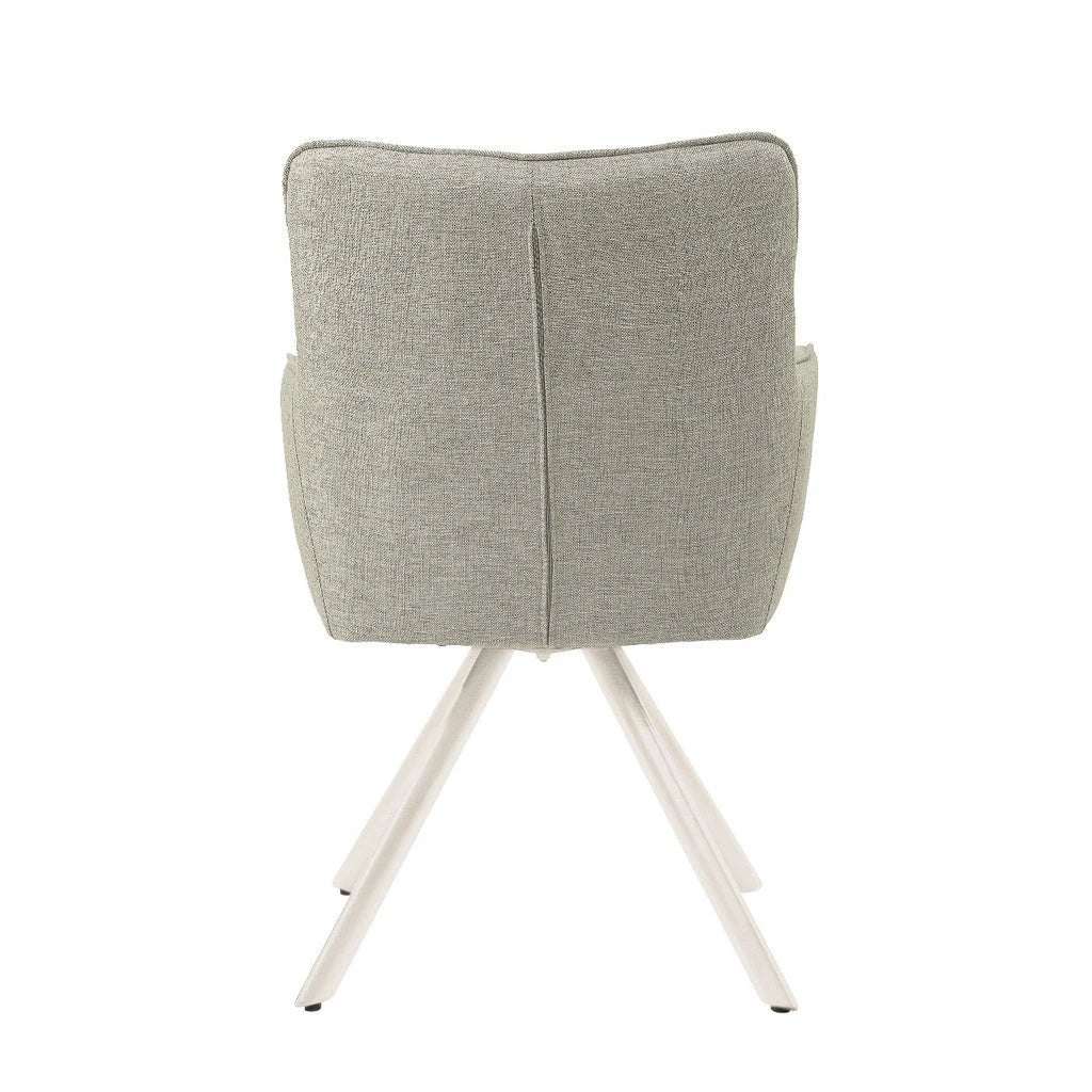 Eetkamerstoel Tori Zand Naturel (set van 2) by Livingfurn