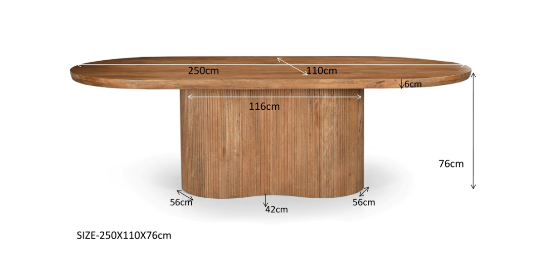 Eettafel Sevilla 250cm - depauwwonen